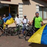 Рухівці Косівщини на Прикарпатті відзначили Дні Прапора та Незалежності велопробігом